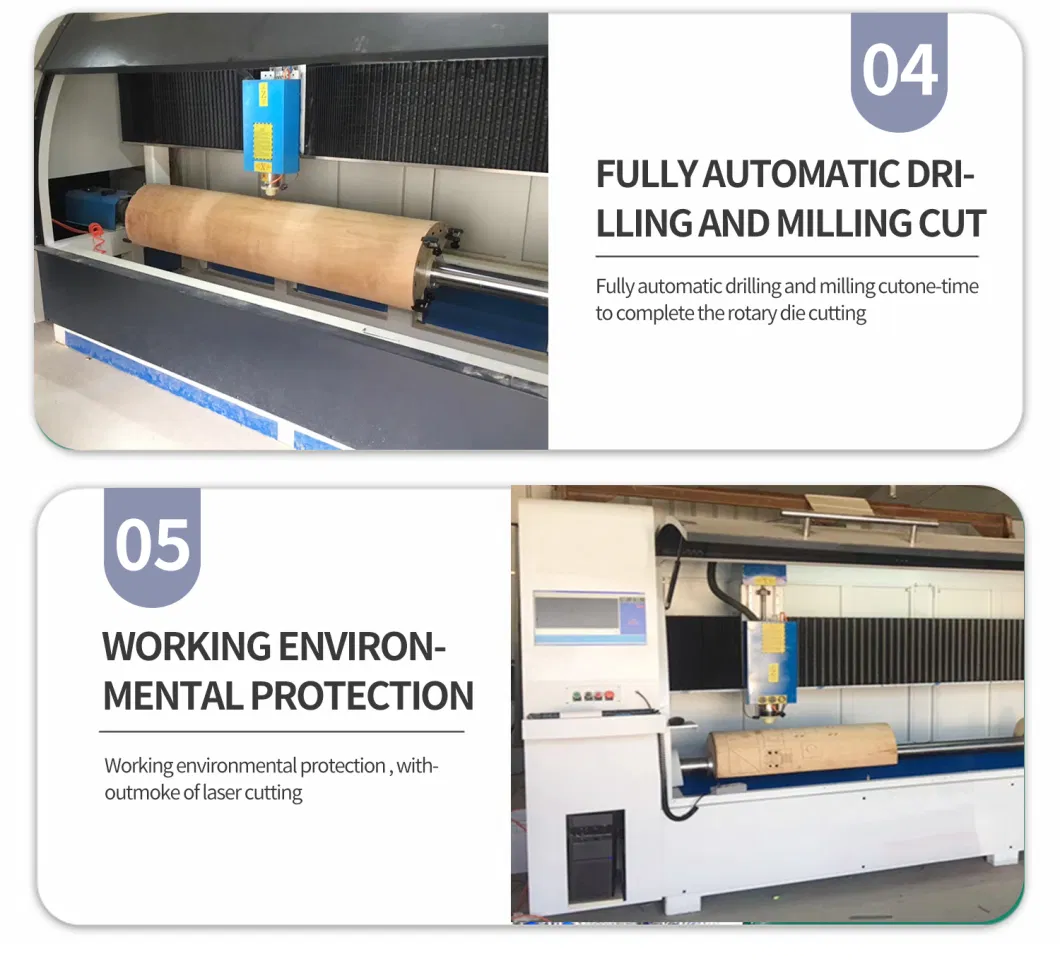 CNC Rotary Curved Plywood Die Cutting Machine